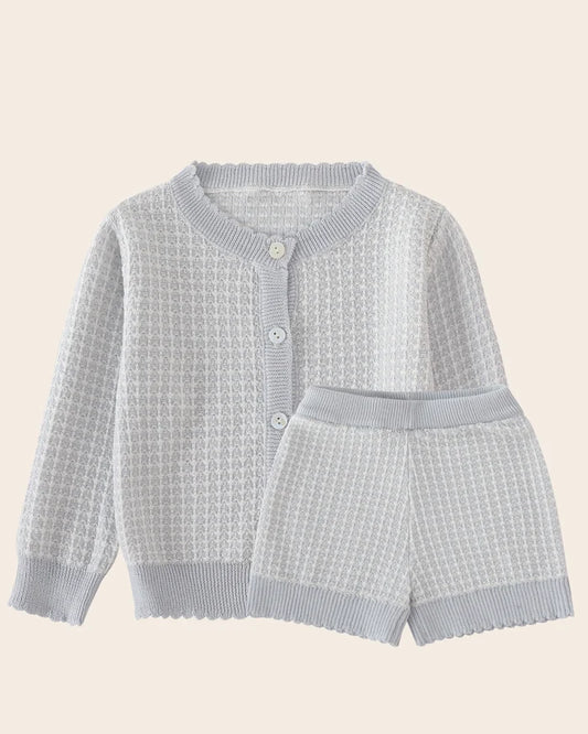 Amelie Vest and Bloomer Set - Blue