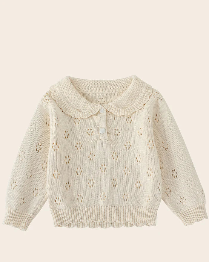 Amandine Sweater and Shorts Set - White