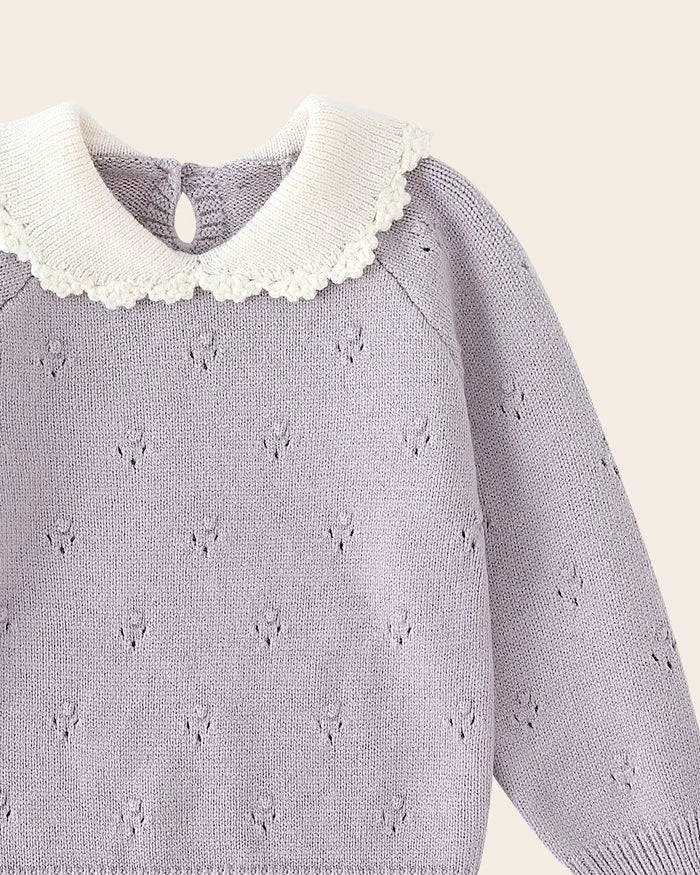 Rory Sweater and Pants Set - Purple
