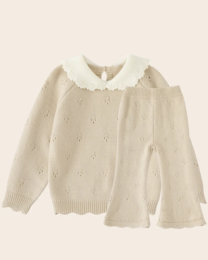 Rory Sweater and Pants Set - Beige